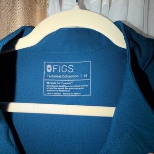 Figs Teal Scrub Top Rafaela Oversized Scrub Top